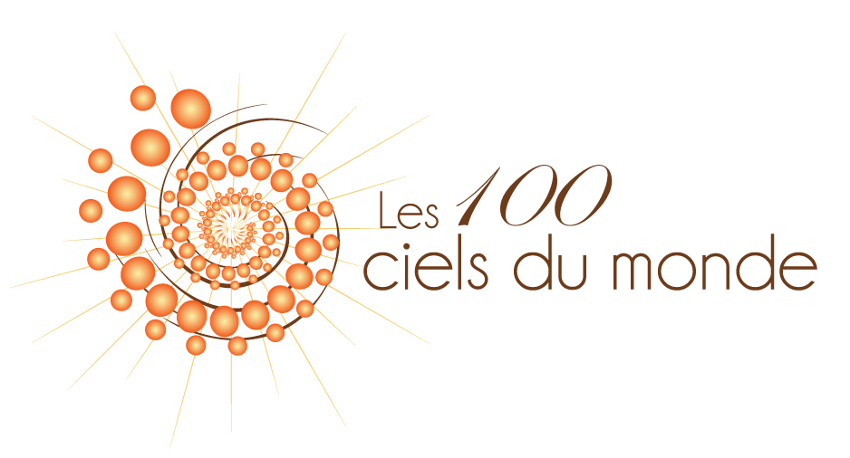Bienvenue à l'association " Les 100 ciels du monde "!! Logo les 100 ciels du monde - Bienvenue à l'association " Les 100 ciels du monde "!!